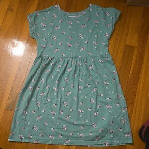 GAP Teal Floral Kids Dress